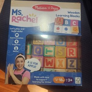 Ms. Rachel Learning Alphabet Blocks